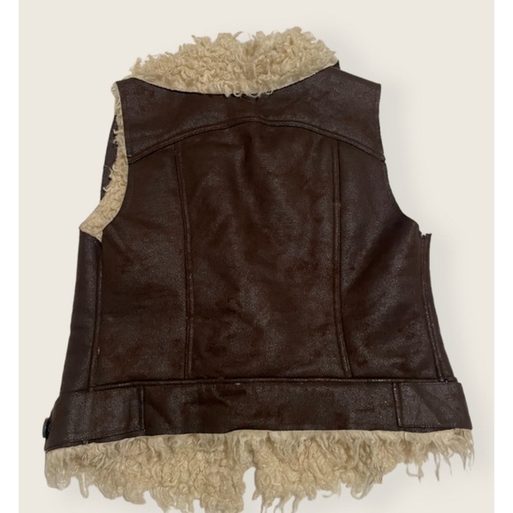 Brown Sherpa 00s Vest - Picture 3 of 4